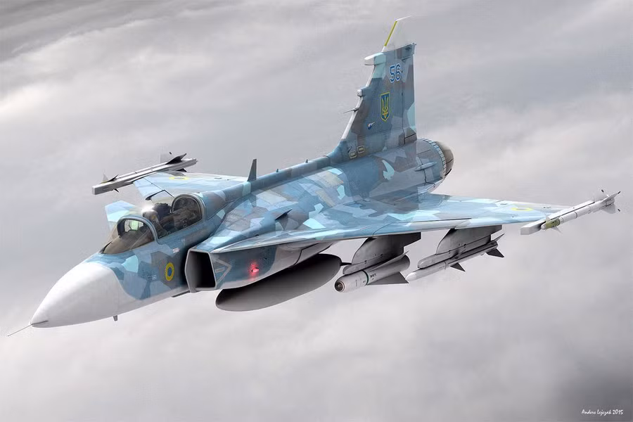 Tiêm kích JAS-39 Gripen chưa thể nhanh chóng xuất hiện trong Không quân Ukraine