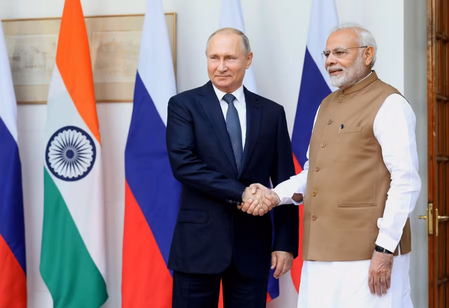 Tổng thống Nga Vladimir Putin đã nhận được sự ủng hộ rất nhiệt tình từ phía Ấn Độ. Tổng thống Nga Vladimir Putin đã nhận được sự ủng hộ rất nhiệt tình từ phía Ấn Độ.