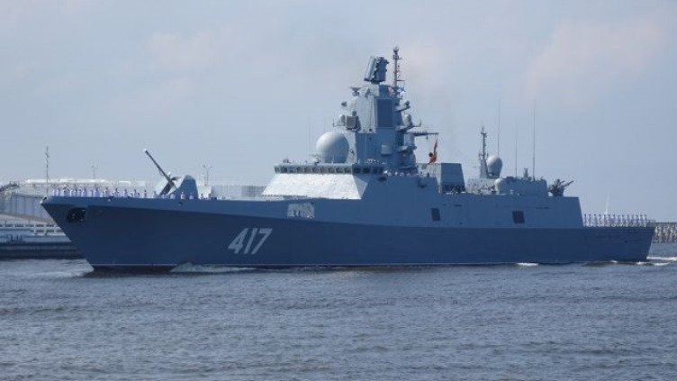 Khinh hạm Đô đốc Gorshkov là tàu chiến mặt nước đầu tiên của Nga được trang bị tên lửa hành trình chống hạm siêu thanh 3M22 Zircon. Khinh hạm Đô đốc Gorshkov là tàu chiến mặt nước đầu tiên của Nga được trang bị tên lửa hành trình chống hạm siêu thanh 3M22 Zircon.