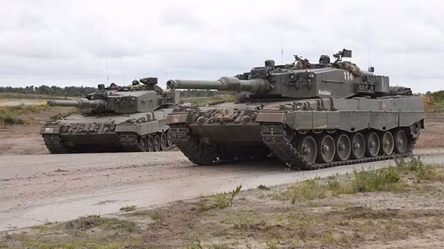 Xe tăng Leopard 2A4 mang tới thách thức lớn cho các binh sĩ Nga.