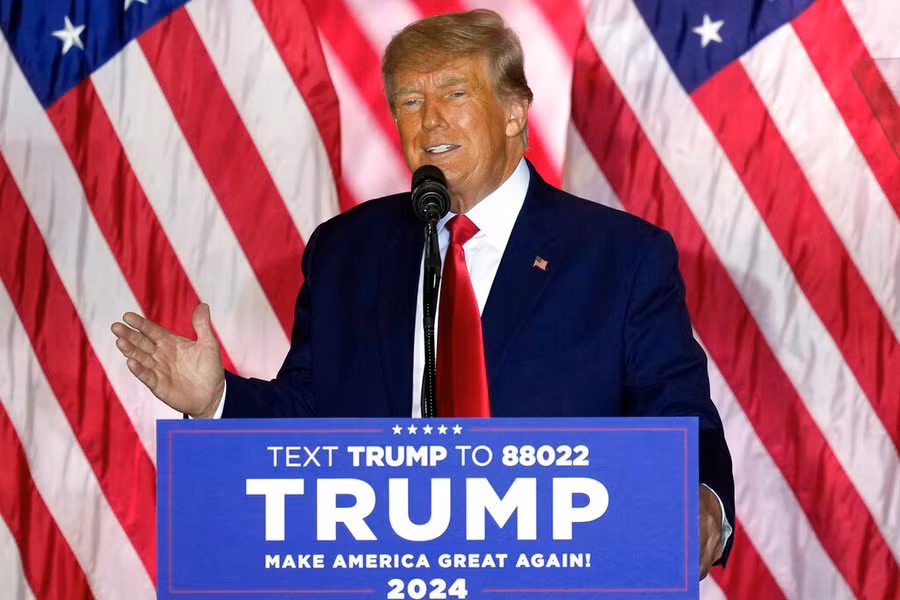 Ông Donald Trump nhiều khả năng sẽ tiếp tục so tài với đương kim Tổng thống Joe Biden trong cuộc bầu cử diễn ra vào năm 2024.