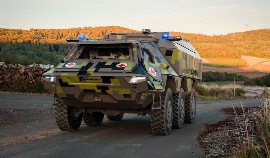 Xe bọc thép chở quân Fuchs Evolution của Rheinmetall. Xe bọc thép chở quân Fuchs Evolution của Rheinmetall.