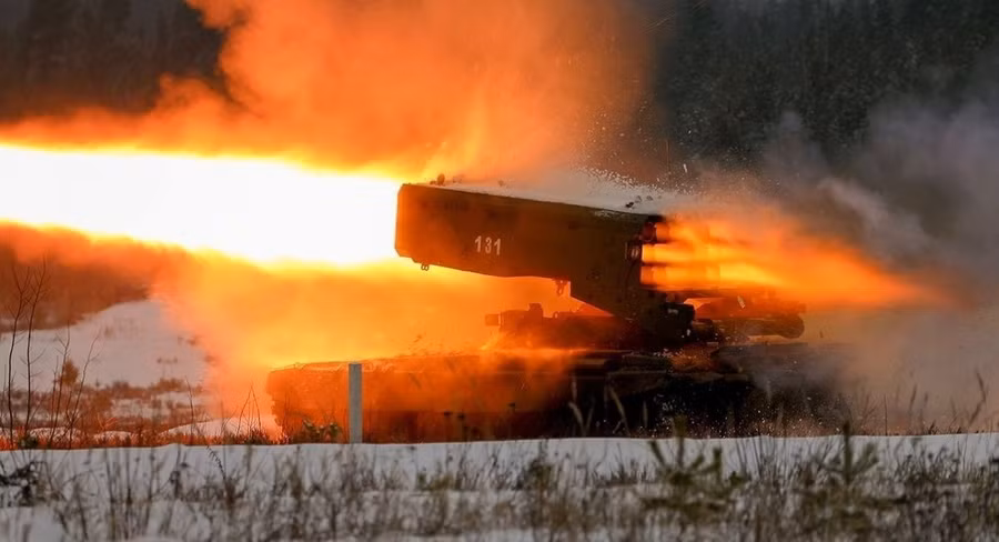 Bắt đầu chế tạo hệ thống phun lửa hạng nặng TOS-3 Drakon 