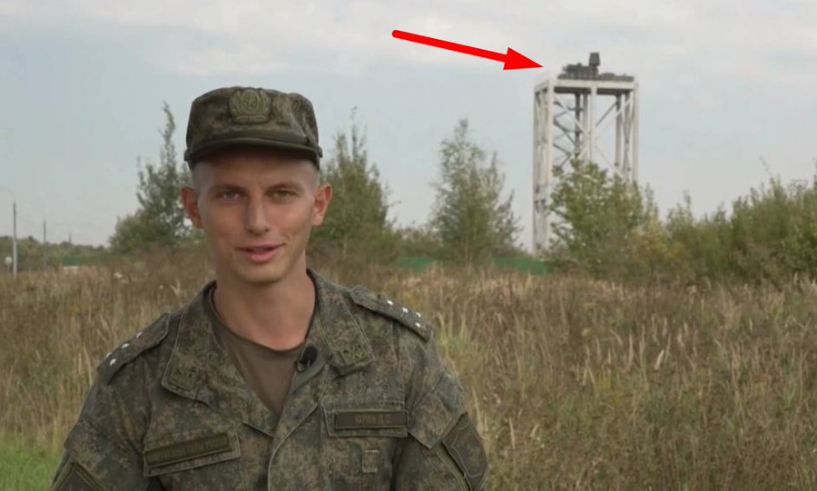 Tòa tháp nơi hệ thống Pantsir-S1 được lắp đặt ở ngoại ô Moskva.