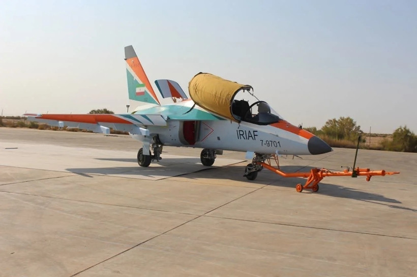 Máy bay huấn luyện - chiến đấu Yak-130 được Nga cung cấp cho Iran.
