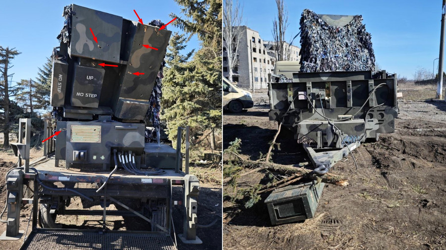 Mô hình radar AN/MPQ-64 Sentinel được Ukraine sử dụng đánh lừa vũ khí Nga. Mô hình radar AN/MPQ-64 Sentinel được Ukraine sử dụng đánh lừa vũ khí Nga.