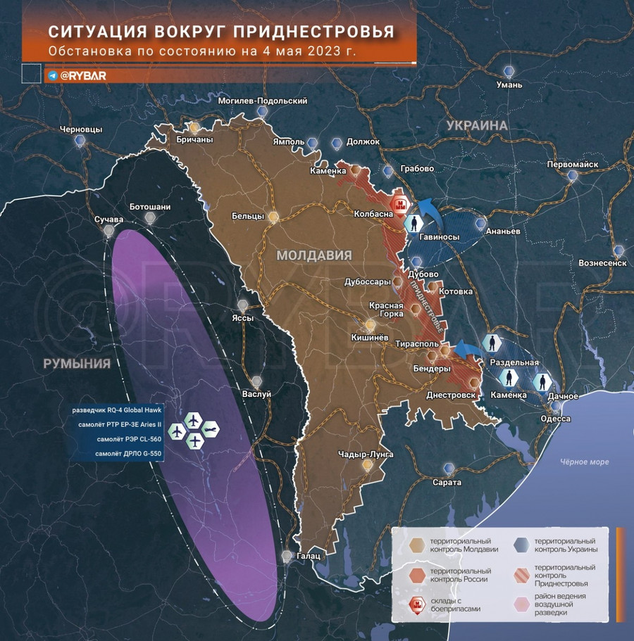 Tình hình xung quanh vùng đất ly khai Transnistria hiện đang rất nóng.