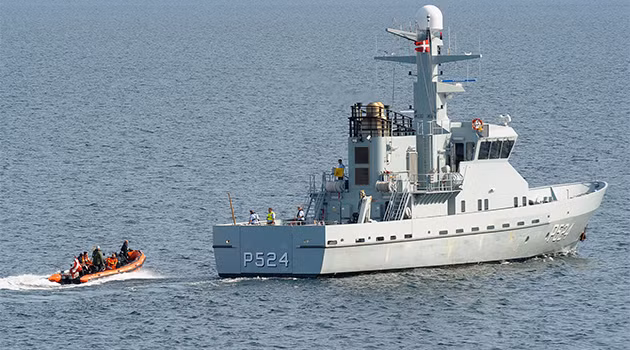 Tàu tuần tra P524 Nymfen của Hải quân Đan Mạch được cho là đã thu thập khá nhiều bằng chứng quan trọng.
