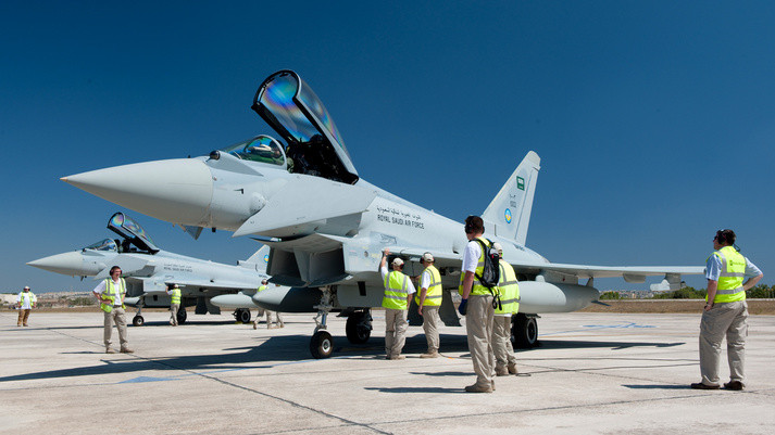 Không quân Saudi Arabia sẽ có thêm nhiều tiêm kích Eurofighter Typhoon.