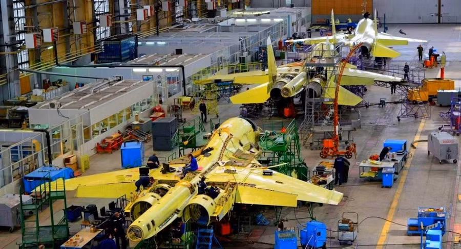 Tốc độ sản xuất máy bay chiến đấu của Nga không được như những gì Moskva thông báo.