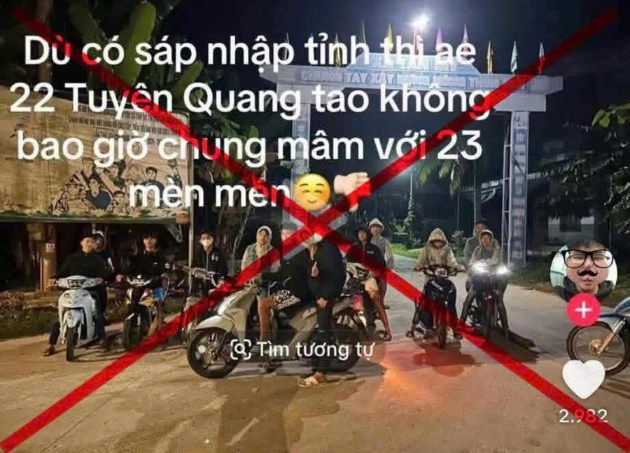 Nam thanh niên M.T.V đăng bài kích động trên mạng xã hội.