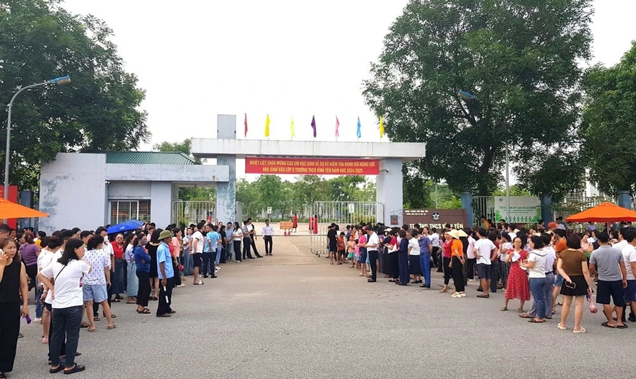 Các trường THCS trọng điểm ở Vĩnh Phúc chốt lịch đánh giá năng lực vào lớp 6