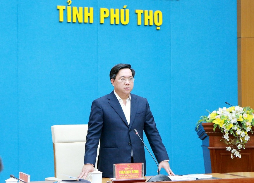 Ông Trần Duy Đông, Chủ tịch UBND tỉnh Phú Thọ làm Trưởng Ban Chỉ đạo Hội nhập quốc tế tỉnh