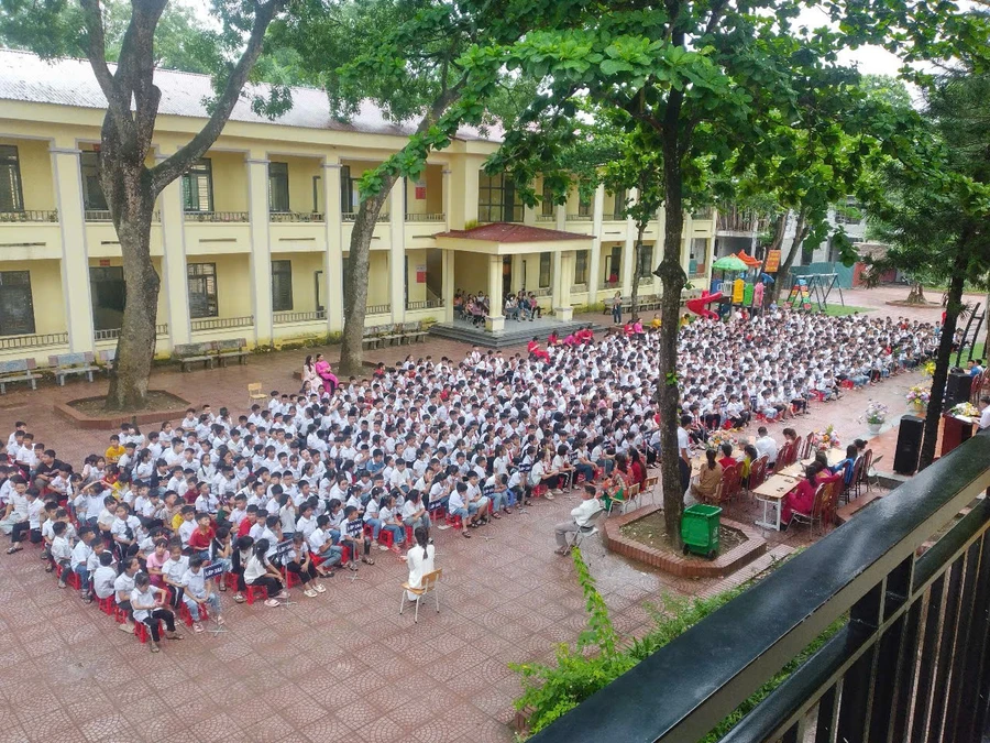 Trường Tiểu học Cao Phong, huyện Sông Lô.