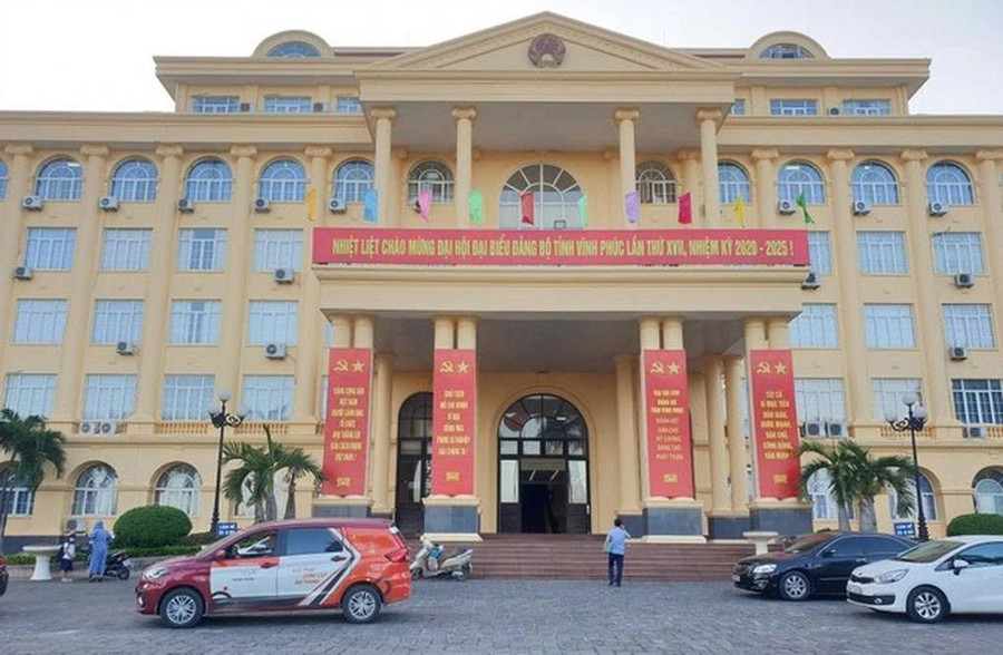 Trụ sở UBND tỉnh Vĩnh Phúc.