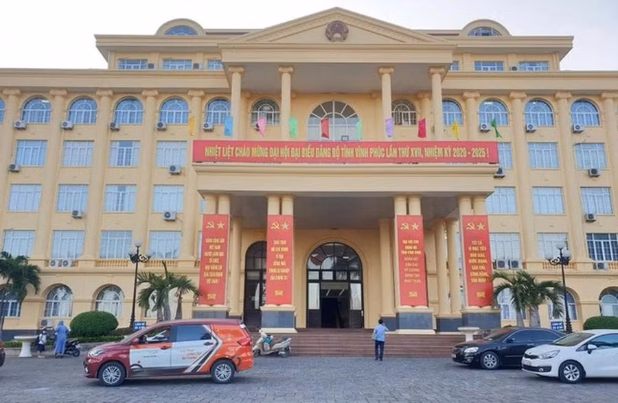 Trụ sở UBND tỉnh Vĩnh Phúc.