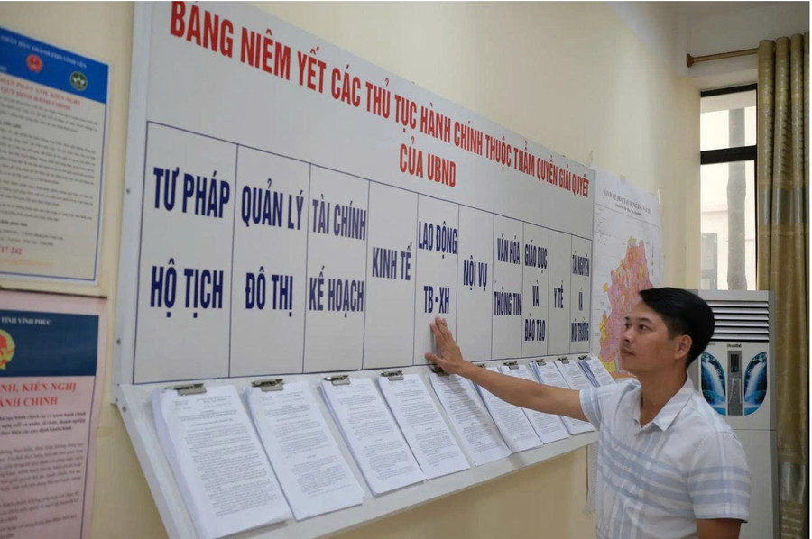 Việc công bố danh mục các thủ tục hành chính trên địa bàn tỉnh Phú Thọ được thực hiện đúng quy định. 2-cap.jpg