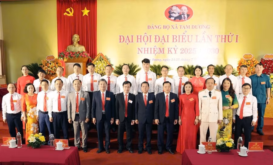 Ban Chấp hành Đảng bộ xã Tam Dương nhiệm kỳ 2025-2030.