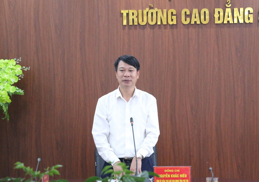 Phó Chủ tịch UBND tỉnh Phú Thọ khẳng định, tỉnh sẽ tạo mọi điều kiện thuận lợi để thực hiện việc sắp xếp, sáp nhập các cơ sở giáo dục nghề nghiệp.