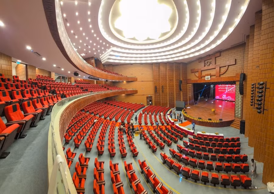 Nhà Văn hóa nghệ thuật 1.000 chỗ ngồi là địa điểm được chọn tổ chức Đại hội Đảng bộ tỉnh Phú Thọ.