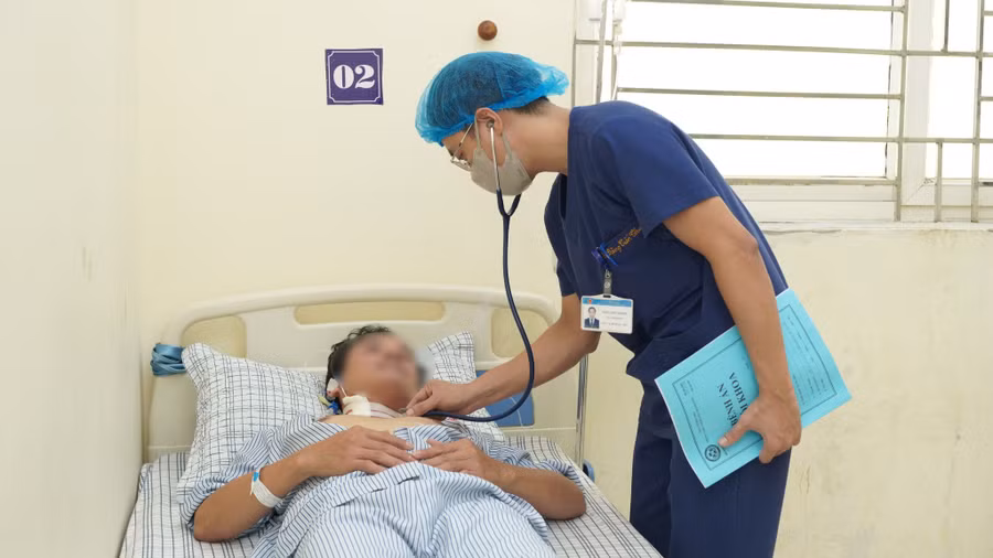 Nhờ được cấp cứu kịp thời, người đàn ông đã hồi phục hoàn toàn. Ảnh: TTYTKV Thanh Sơn