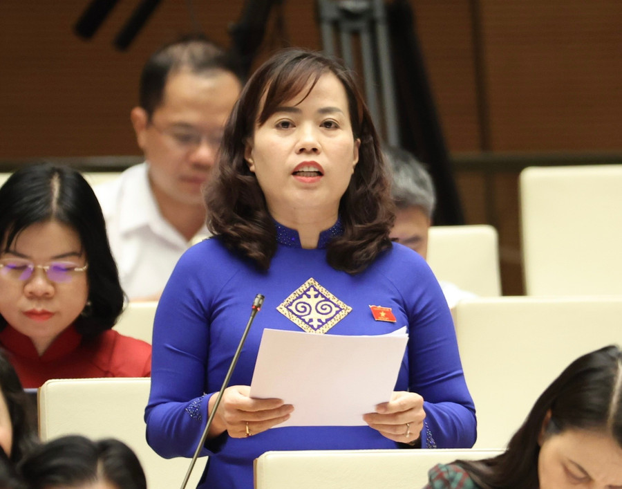 Trưởng Đoàn ĐBQH tỉnh Hà Giang Lý Thị Lan.
