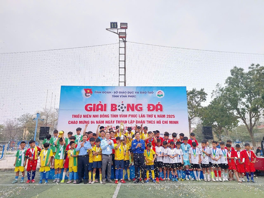 Đội bóng đến từ huyện Yên Lạc giành chức vô địch giải đấu.