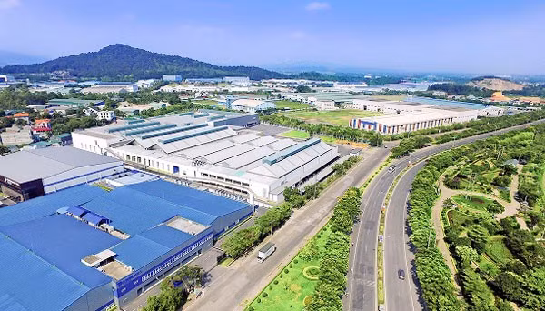 KCN Khai Quang, phường Vĩnh Phúc, tỉnh Phú Thọ. Ảnh minh hoạ