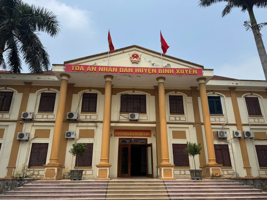 Tòa án ND huyện Bình Xuyên. Ảnh minh họa