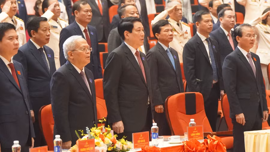 Chủ tịch nước Lương Cường dự và chỉ đạo Đại hội đại biểu Đảng bộ tỉnh Phú Thọ lần thứ I, nhiệm kỳ 2025-2030.