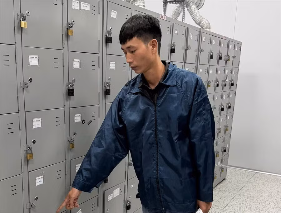 Nông Văn Nam bị cáo buộc trộm cắp tài sản của công ty. Ảnh: Công an tỉnh Phú Thọ