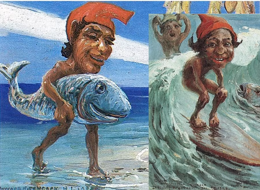 Người lùn Menehune theo trí tưởng tượng của người thời nay.