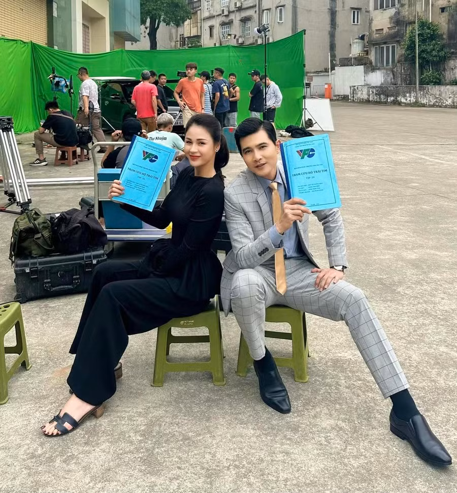 Lương Thu Trang trong phim 'Trạm cứu hộ trái tim'.