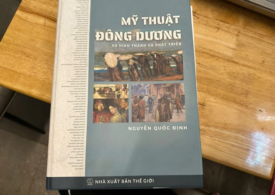 Cuốn sách 'Mỹ thuật Đông Dương - sự hình thành và phát triển' của tác giả Nguyễn Quốc Định.