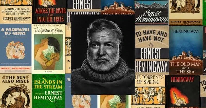 Văn chương Ernest Hemingway tràn ngập tinh thần tự lực. Ảnh: Lithub.com