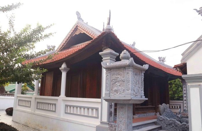 Nhà thờ họ Nguyễn Hữu làng Trung Cần được công nhận là di tích lịch sử - kiến trúc nghệ thuật năm 2022. 