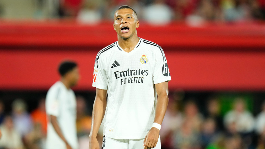 Kylian Mbappe gây thất vọng trong trận Real Madrid hòa 1-1 trên sân Mallorca. Ảnh: ITN