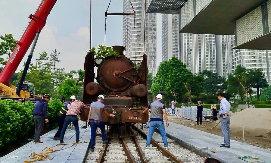 Dự kiến trưng bày đầu tàu hơi nước 141-179 sẽ diễn ra vào thời điểm kỷ niệm Ngày Giải phóng Thủ đô (10/10).