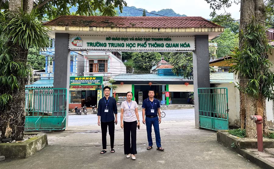 Trường THPT Quan Hóa (Thanh Hóa) sẵn sàng đón năm học mới.