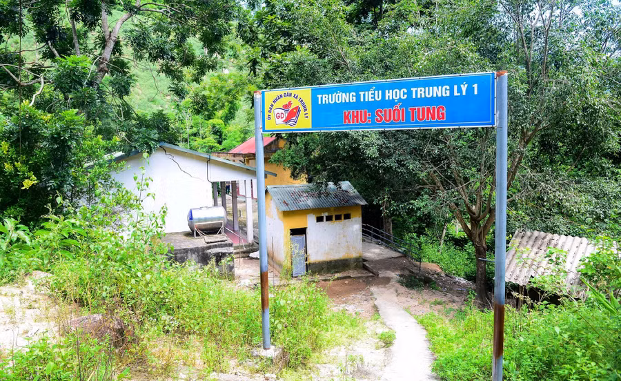 Điểm trường Suối Tung, Trường Tiểu học Trung Lý 1, xã Trung Lý (Thanh Hóa).