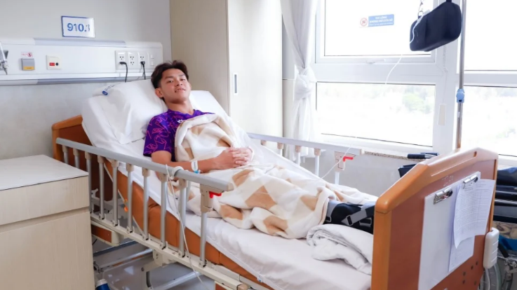 Bùi Vĩ Hào dần hồi phục sức khỏe hậu phẫu thuật.