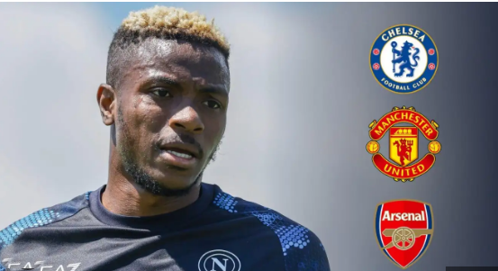 Osimhen sáng cửa gia nhập Man United.
