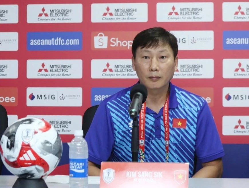 HLV Kim Sang-sik quyết thắng Thái Lan vô địch ASEAN Cup 2024.