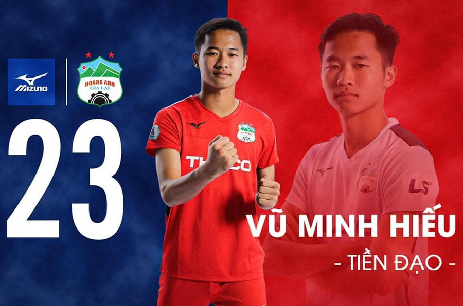 Vũ Minh Hiếu chia tay Hoàng Anh Gia Lai gia nhập Long An.