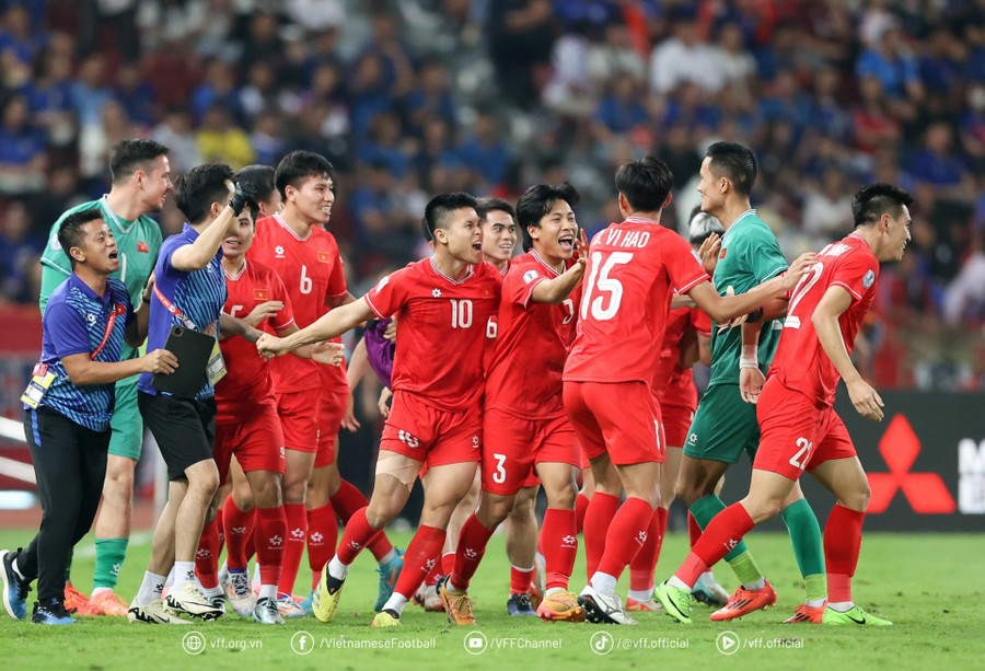 Tuyển Việt Nam tạm dẫn đầu bảng F vòng loại Asian Cup 2027.