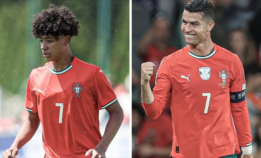 Ronaldo Jr ngày càng trưởng thành trên sân cỏ.