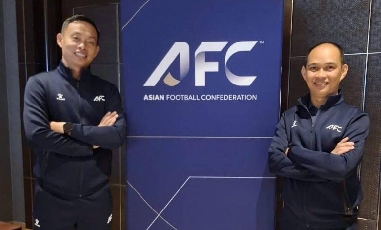 Hai trọng tài Ngô Duy Lân và Nguyễn Trung Hậu vượt qua kỳ tuyển chọn Trọng tài VAR của AFC.