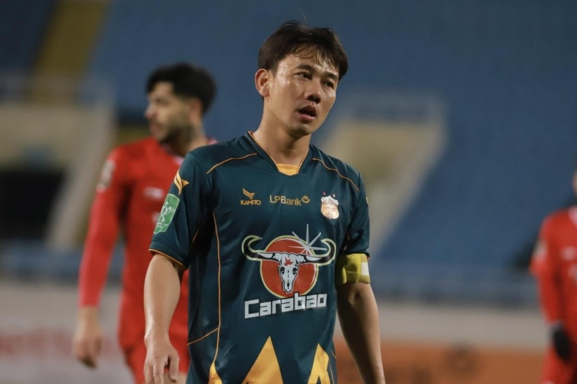 Giá trị đội hình Hoàng Anh Gia Lai xếp áp chót V-League.