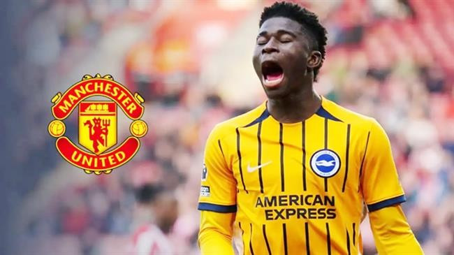 Carlos Baleba sáng cửa gia nhập Man United.