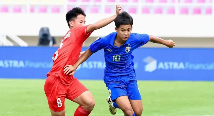 U16 Việt Nam thua Thái Lan ở bán kết U16 Đông Nam Á.